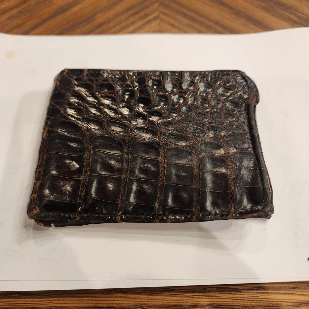 Vintage Genuine Alligator Wallet
